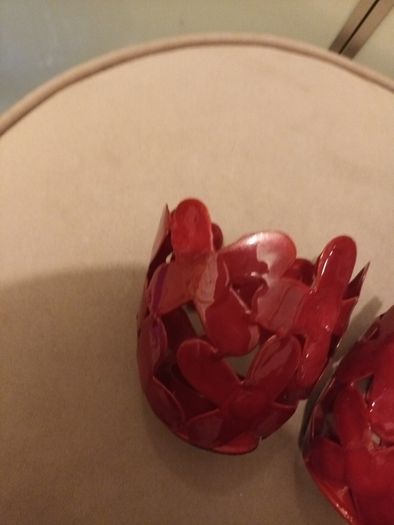 2 designer Candle holders