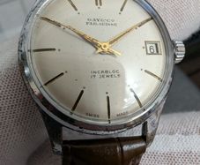 Extremely Rare Vintage Gay & Co. Incabloc Swiss Mens Watch