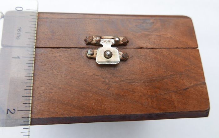 Vintage Stanley London Brunton  Brass Nautical Compass with Wooden Box