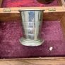 Vintage Miniature Drinks Bottles, Travel Cup and Wooden Box Image 8