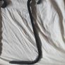 3 hand forged heavy duty steel garden hanging basket brackets 13" black Image 2