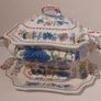 Fabulous Rare Vintage Masons Ironstone Large Lidded Soup Tureen Complete with Matching Underplate and Ladle in the Regency Pattern, Circa 1940 - Amazing to Have the Complete Set! Image 2