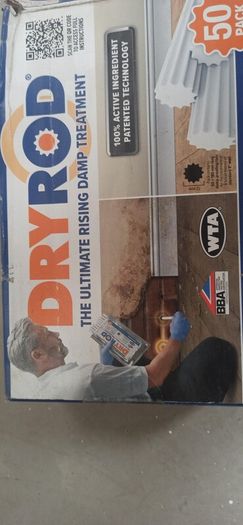 dry rods for damp proofing 2 x10