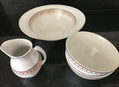 Vintage Retro 1950's Satin White China
