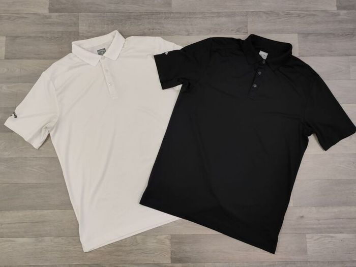 2 X Callaway Golf Polo Shirts Mens Large