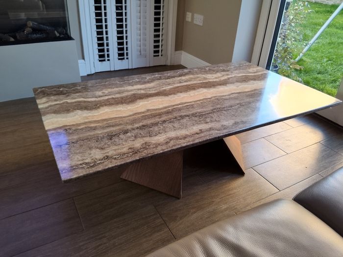 Marble coffee table