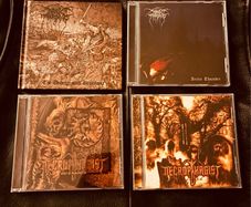 Darkthrone and Necrophagist CDs