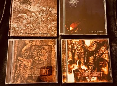 Darkthrone and Necrophagist CDs