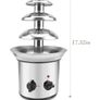 Chocolate Fountain 4 Tier Chocolate Fountain Machine Chocolate Fountain Fondue Set Electric Electric Chocolate Melting Machine Fondue Maker Fountain UK Plug 220V Image 4