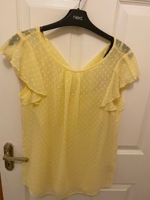 Ladies Yellow Top BNWT size 10