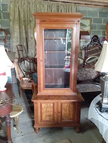 Antique walnut cabinet