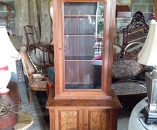 Antique walnut / burled/cabinet