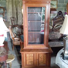 Antique walnut cabinet