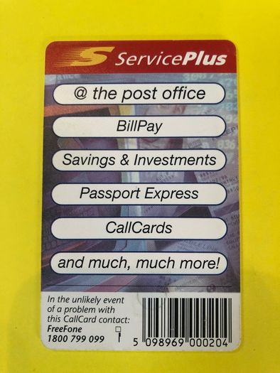 Callcard 1156 An Post Gemplus Variations