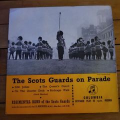 The Scots Guards On Parade 7 inch EP on Columbia SED 5538