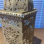 Decorative Cream Metal Moroccan-Style Lantern Image 9