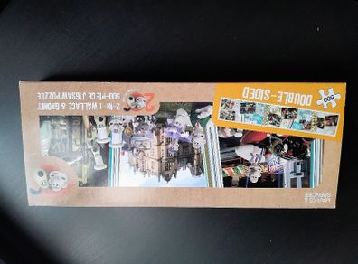 500 Piece Double Sided Wallace And Grommit Jigsaw