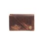 Unisex Premium Genuine Leather Envelope Wallet Vintage Handcrafted Card Holder Pouch with Button Closure Image 9