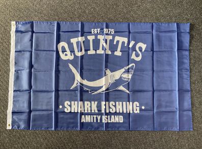 Jaws Quints shark fishing Flag