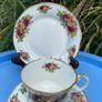 Elizabethan bone china English garden trio Image 2