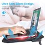 Laptop and Notebook Cooling Pad With 6 Fans at 1400 RPM and Red LED Laptop Cooler fits up tp 19" Image 6