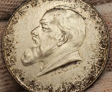 Austria Silver 1929 2 Shillings Theodor Billroth Beautiful Uncirculated Toned