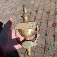Vintage brass door knocker