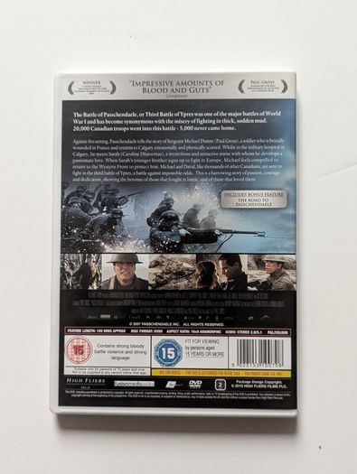 Passchendaele DVD 2010
