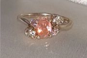 Pristine Vintage Sterling Silver Cluster