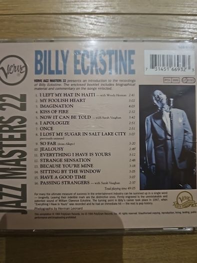 Billy Eckstine - Jazz Masters 22.