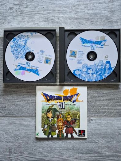 Sony Playstation Japanese Japan import Dragon Quest VII 2-disc