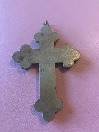 Antique Micro Mosaic Crucifix