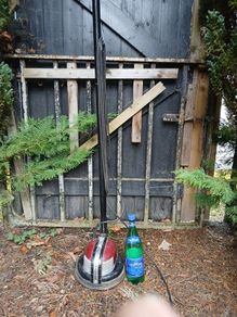 vintage floor scrubber