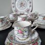 Rare Royal Albert "Petit Point" Tea Set 21 pc Image 4