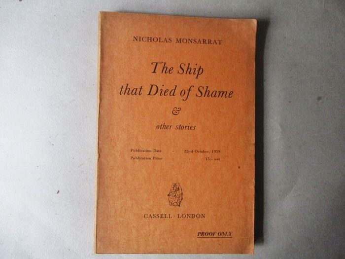 1959, Nicholas Monsarrat Proof Copy