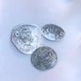 3 x Silver Russian Denga 15th-17th century Image 2