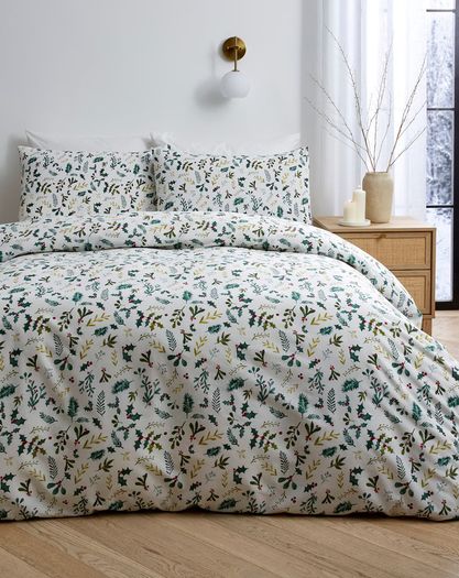 Merry Berries Christmas Duvet Set King Size Reversible