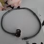 new genuine pandora oxidised bracelet with silver clasp Image 5