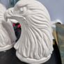 Pair of plaster eagle ornaments Image 2
