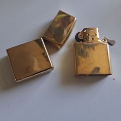 Solid Brass Zippo 1995 lighter unfired