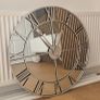 Mirrored Clock 80cm Image 2