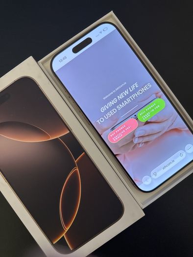 iphone16 Pro, 128GB, Desert Titanium, 97% battery, Unlocked