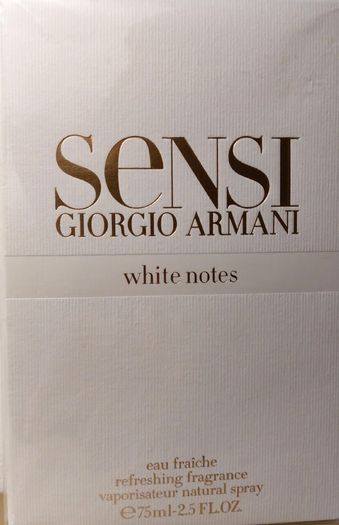 Giorgio Armani "Sensi" White Notes Eau Fraiche 75ml