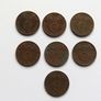 Germany 1939 Complete (all 7 ) Mint Marks set 1 Reichspfennigs Image 2