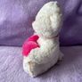Heatons White Mother's Day Teddy Bear with Pink Heart Image 4