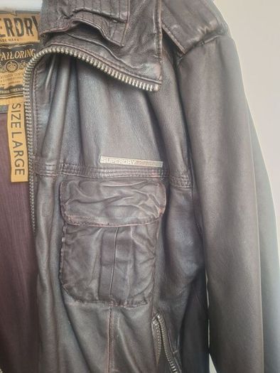 Superdry Leather Jacket (s)