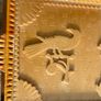 Vintage Pretty Greek Handmade Wooden Glass Top Drinks Cocktail Tea Tray Historic Grecian Motifs 1970s Image 10