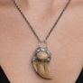 1 Prehistoric Bear Claw Talisman on a Sterling Silver Belcher Chain Image 7