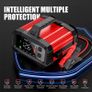 Portable 25A/15A Smart Car Battery Charger for 12V-24V Motorcycle Lead Acid AGM GEL LiFePo4 Batteries Car Booster Pulse Repair Image 3