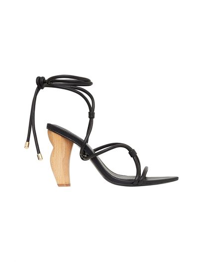 Aje Designer Strappy Wooden Heels